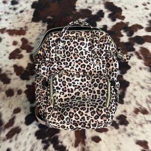 Leopard Print Women's Backpack